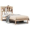 vidaXL Massivholzbett mit Regal ohne Matratze 90x200 cm Kiefer
