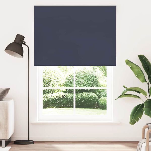 vidaXL Verdunkelungsrollo Marineblau 145x230 cm Stoffbreite 141,6 cm