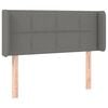 vidaXL Kopfteil mit Ohren Dunkelgrau 83x16x78/88 cm Stoff