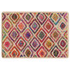 vidaXL Teppich Waschbar Mehrfarbig 120x180 cm