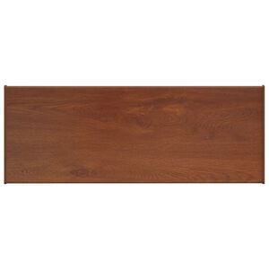 vidaXL Fensterbank Braunes Holz 60 x 30 x 4,5 cm PVC