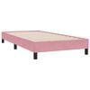 vidaXL Boxspringbett ohne Matratze Rosa 80x210 cm Samt