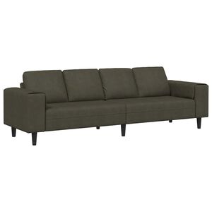vidaXL Wohnzimmer Couch Olivegr&uuml;n 250 x 77 x 76 cm