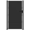 vidaXL Gartentor Schwarz 110 x 180 cm Pulverbeschichteter Stahl