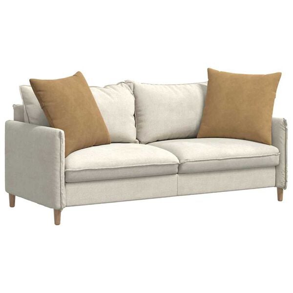 vidaXL Sofakissen 2 Stück Braun 60 x 60 cm Cordstoff