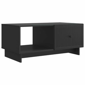 vidaXL Couchtisch Schwarz 90 x 50 x 40 cm Holzwerkstoff