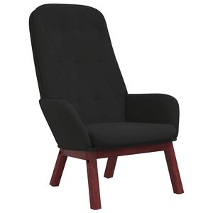 vidaXL Relaxsessel Schwarz Samt