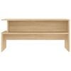vidaXL Couchtisch Sonoma-Eiche 90x55x42,5 cm Holzwerkstoff