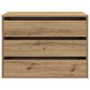 vidaXL Kommode Artisan-Eiche 80x41x58 cm Holzwerkstoff