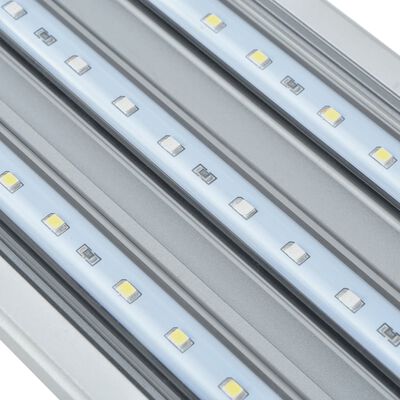 vidaXL Aquarium-Beleuchtung LED 120-130 cm Aluminium IP67
