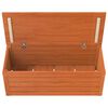 vidaXL Aufbewahrungsbox mit Speicher Wachsbraun 89 x 36,5 x 33 cm