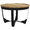vidaXL Couchtisch Raues Massivholz Mango 60x40 cm