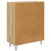 vidaXL Sideboard Artisan-Eiche 69,5 x 34 x 90 cm Verbundholz und Eisen