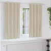 vidaXL Verdunkelungsvorhänge 2 pcs Creme 140 x 175 cm Samt