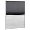 vidaXL Insektenschutz-Plissee f&uuml;r Fenster Jalousie Aluminium 80x100 cm