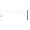 vidaXL Euro-Zaun mit Pfosten 10 x 0,4 m PVC-beschichteter Stahl Grau