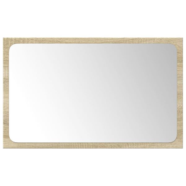 vidaXL 3-tlg. Badm&ouml;bel-Set Sonoma-Eiche Holzwerkstoff