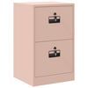 vidaXL Aktenschrank Rosa 45,5 x 42 x 74,5 cm Kaltgewalzter Stahl