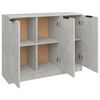 vidaXL Sideboard Betongrau 90,5x30x70 cm Holzwerkstoff