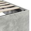 vidaXL Ottoman Bettgestell Beton Grau 160 x 200 cm Holzwerkstoff