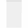 vidaXL Verdunkelungsrollo Wei&szlig; 130x210 cm Stoffbreite 126,6 cm
