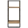 vidaXL Wandregal-Set 4 pcs Artisan-Eiche 65 x 25 x 30 cm Holzwerkstoff