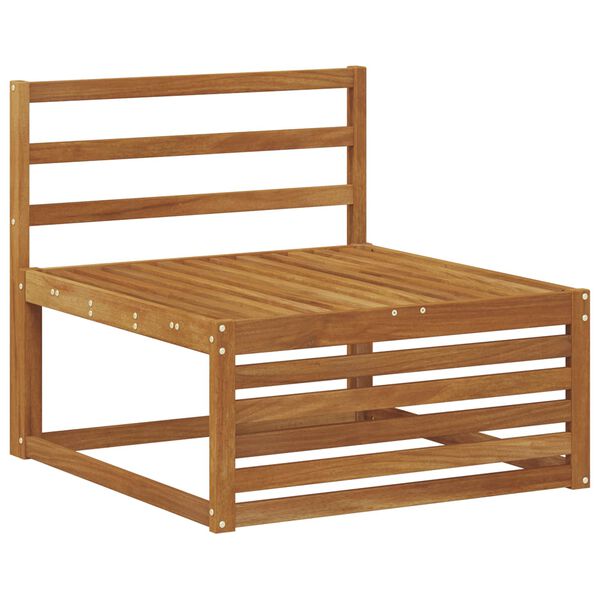 vidaXL Outdoor-Sofagarnitur 4 St&uuml;ck Natur Massivholz Akazie