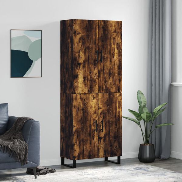 vidaXL Highboard R&auml;uchereiche 69,5x34x180 cm Holzwerkstoff