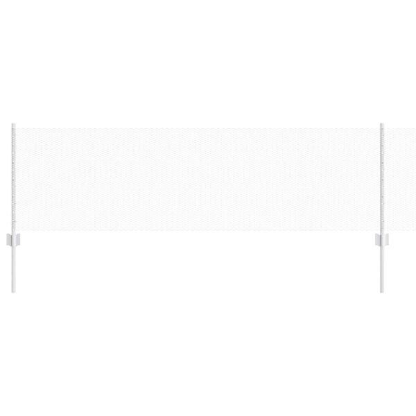 vidaXL Zaun mit Pfosten Silber 0,6 x 50 m Stahl