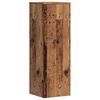 vidaXL Pflanzenst&auml;nder Altholz-Optik 33x33x100 cm Holzwerkstoff