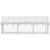 vidaXL Outdoor-Hundezwinger mit Dach 400x100x150 cm