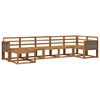 vidaXL Outdoor-Sofagarnitur 7 pcs Natur Massivholz Akazie
