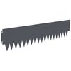 vidaXL Raseneinfassung 20 pcs 103 x 25 cm Metall Anthrazit