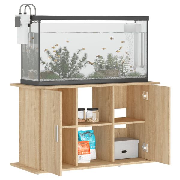 vidaXL Aquariumständer Sonoma-Eiche 101 x 41 x 58 cm Holzwerkstoff