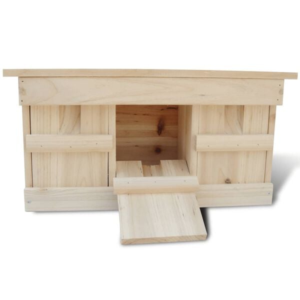 vidaXL Spatzenhaus 2 Stk. Holz 44 x 15,5 x 21,5 cm