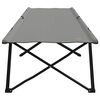 vidaXL Klapp Schlafbett f&uuml;rs Camping 2 pcs Grau 206 x 76 x 74 cm