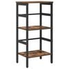 vidaXL B&uuml;cherregal Ger&auml;ucherte Eiche 40 x 29,5 x 81 cm Holzwerkstoff