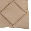 vidaXL Winterbettdecke Taupe 220 x 140 cm Mikrofaser