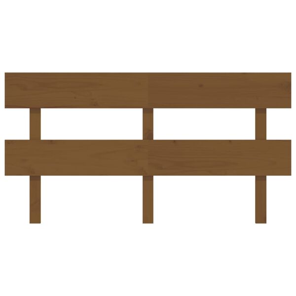 vidaXL Kopfteil Honigbraun 154x3x81 cm Massivholz Kiefer