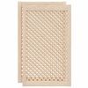 vidaXL Schrankt&uuml;ren 2 Stk. Gitterdesign 59,5x99 cm Massivholz Kiefer