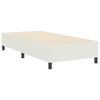 vidaXL Boxspringbett Creme 90 x 190 cm Cordstoff