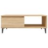 vidaXL Couchtisch Sonoma-Eiche 90x60x35 cm Holzwerkstoff