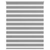 vidaXL Zebra-Rollo 120,9 x 175 cm, Stoffbreite 116,7 cm, grau