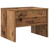 vidaXL Nachttisch Altholz 40 x 40 x 30 cm Holzwerkstoff