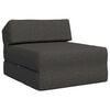 vidaXL Klappsofa Bett Dunkelgrau 60 x 70 x 41 cm Stoff