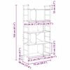 vidaXL B&uuml;cherregal Sonoma-Eiche 75 x 30 x 156 cm Holzwerkstoff