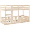 vidaXL Etagenbett 75x190 cm Massivholz Kiefer