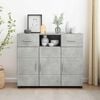 vidaXL Holzschrank Beton Grau 88,5 x 30,5 x 73 cm Holzwerkstoff