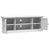 vidaXL TV-Schrank Weiß 110x30x41 cm Holzwerkstoff