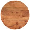 vidaXL Tischplatte &Oslash;60x3,8 cm Rund Massivholz Akazie